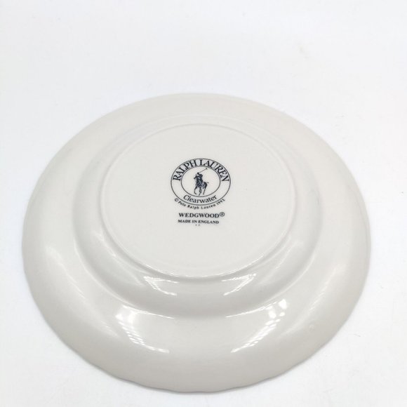 Vintage Ralph Lauren Wedgwood Clearwater Tea Cup Saucer Set 1992 England - Picture 9 of 9